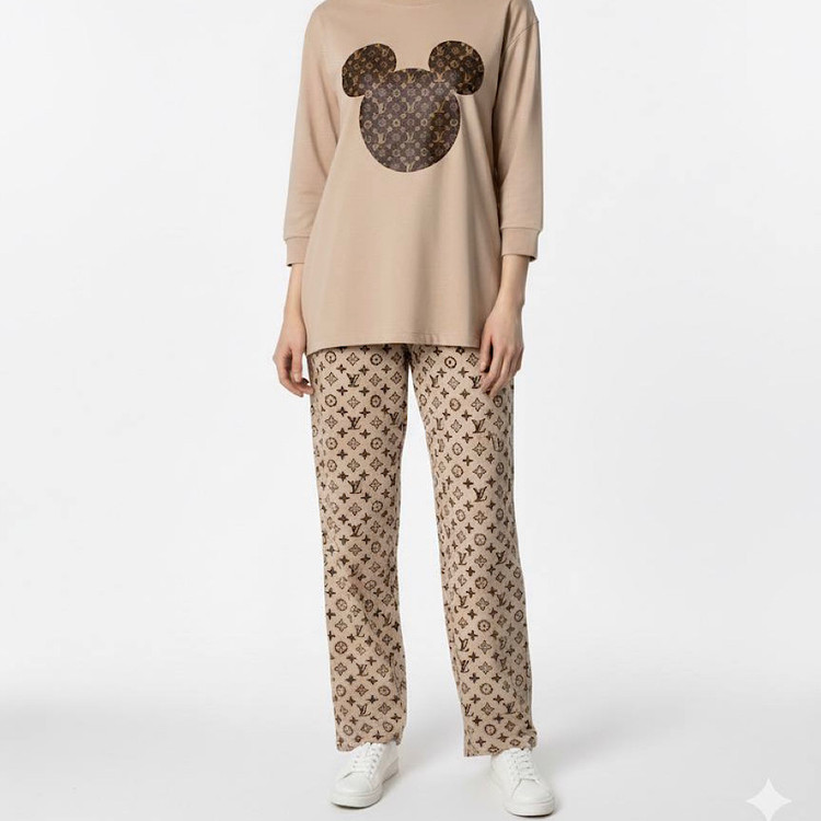 ست بلوز شلوار نخ و پنبه زنانه