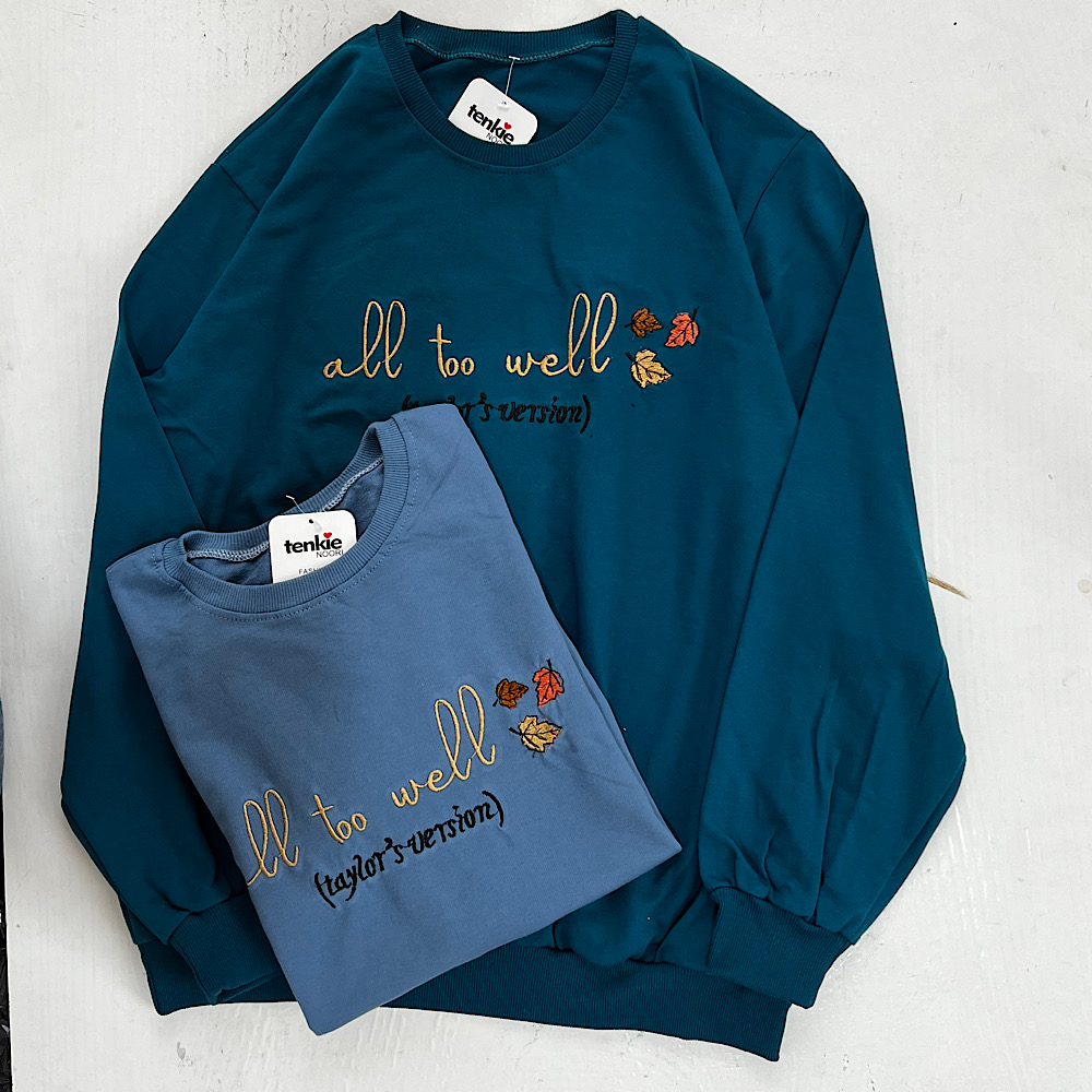 بلوز دورس نخ پنبه زنانه رنگ آبی و کله غازی راحت و باکیفیت