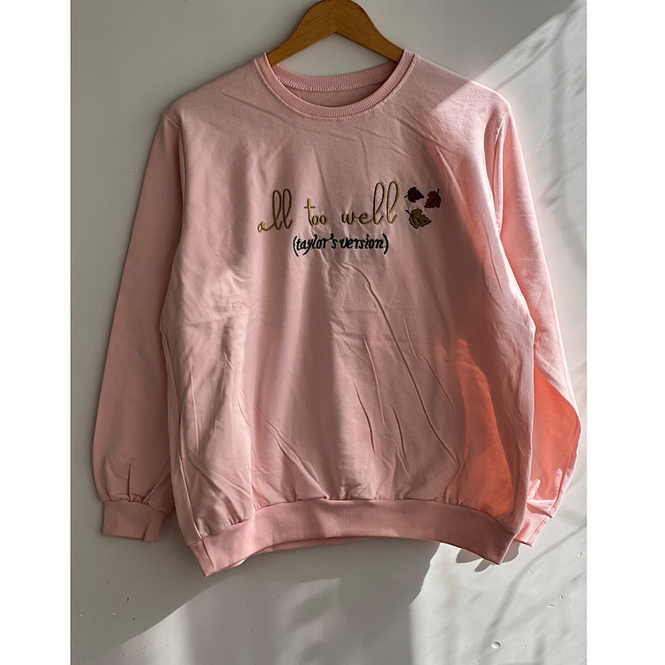 بلوز دورس نخ پنبه صورتی پودری