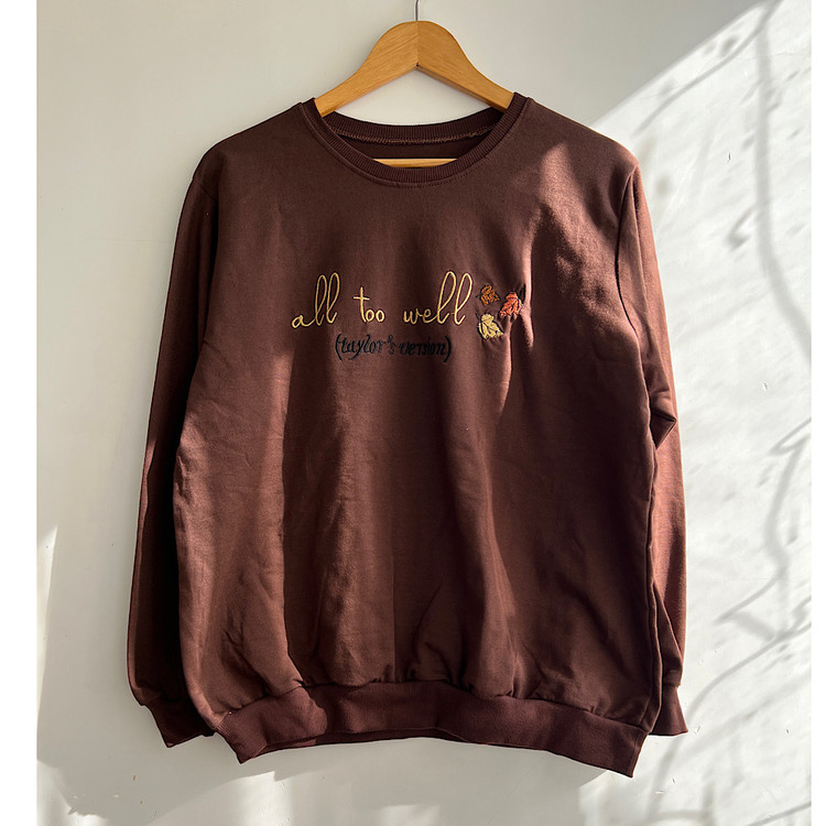 بلوز دورس نخ پنبه زنانه قهوه ای