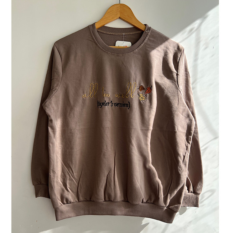 بلوز دورس نخی رنگ نسکافه ای