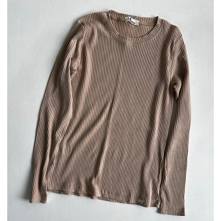 بلوز زنانهیقه گرد کبریتی رنگ کرمی