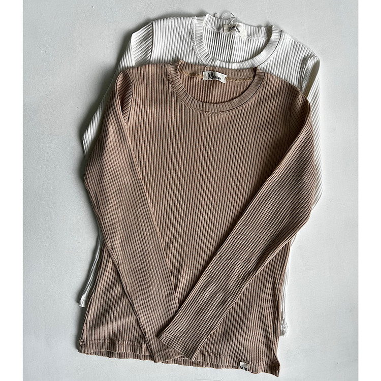 بلوز زنانه یقه گرد کبریتی رنگ های کرمی وسفید کاربردی