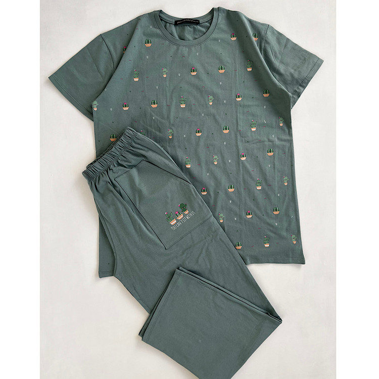 تیشرت شلوار ست راحتی زنانهنخ و پنبه خرید با قیمت اقتصادی و با کیفیت